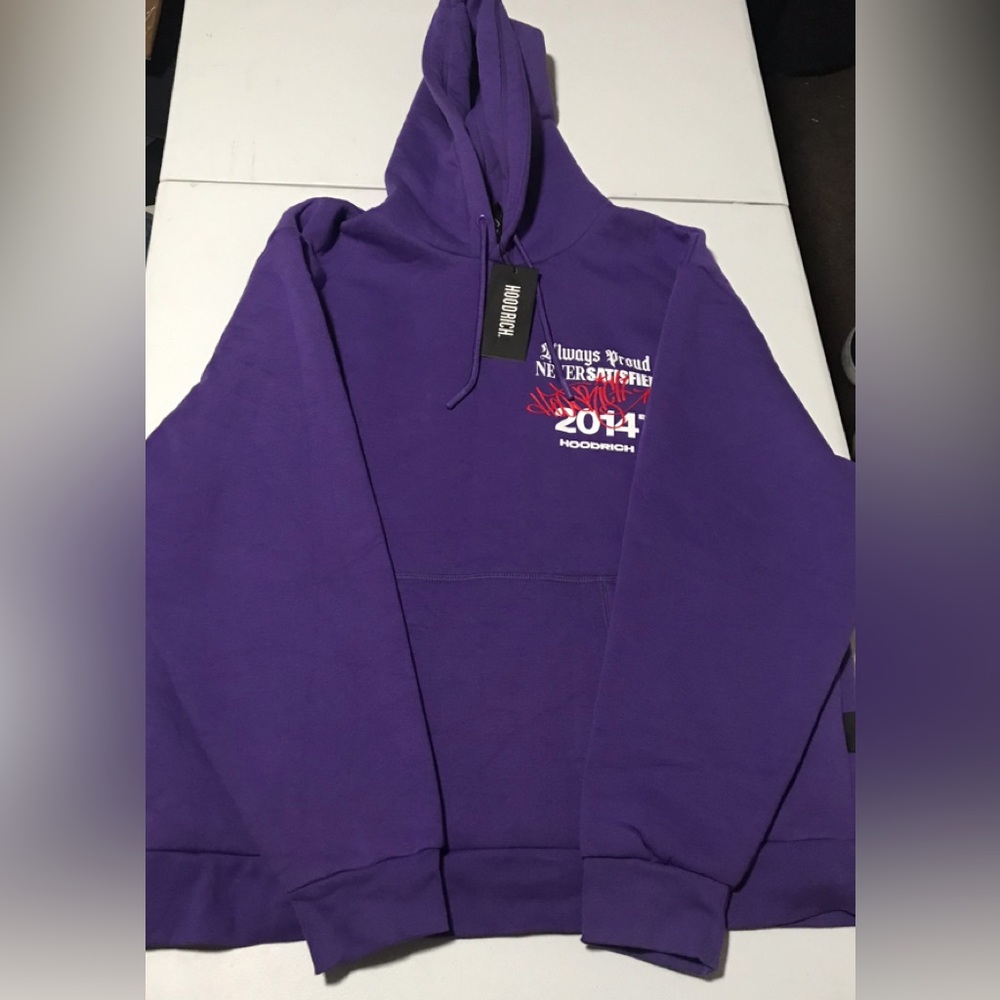 Hoodrich Men's Purple Pullover Hoodie